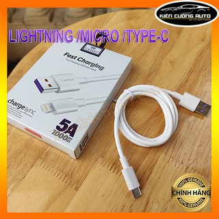 Dây cáp sạc nhanh 5a earldom ec-080 - bh vĩnh viễn