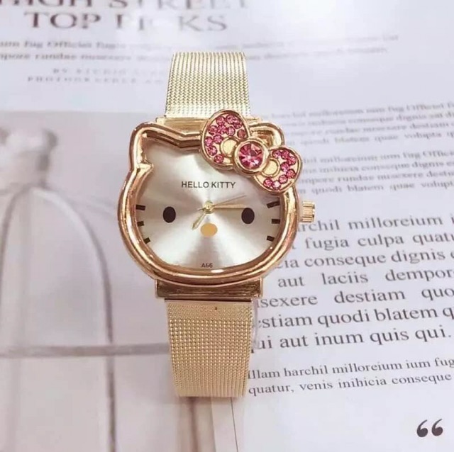 ĐỒNG HỒ KITTY CHO BÉ