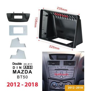 Mặt dưỡng lắp màn hình android 9inch cho xe mazda bt-50 2012-2019 kèm canbus và rắc nguồn