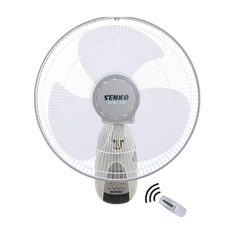 Quạt Treo Tường Điều Khiển Từ Xa Remote Senko Tr1628 Có Sẵn Pin - Bảo Hành 2 Năm.co Hoa Toc )