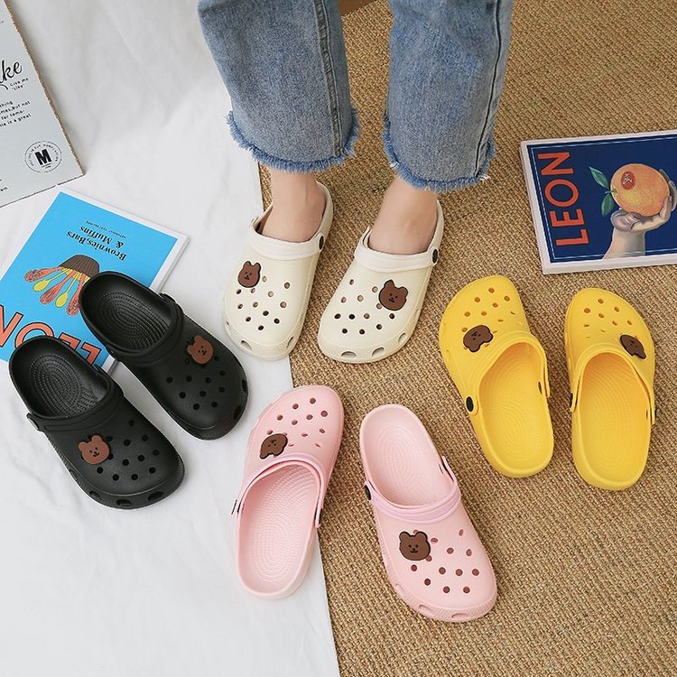 Dép crocs cao su chống nước size 36-41 thoải mái | BigBuy360 - bigbuy360.vn