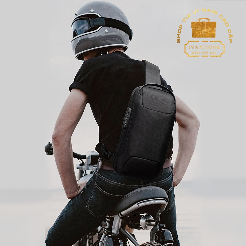 Túi Đeo Chéo Nam Thể Thao WX Sport - Cặp Đeo Ngực Khóa Chống Trộm Chống Nước Chống Xước Bền Đẹp