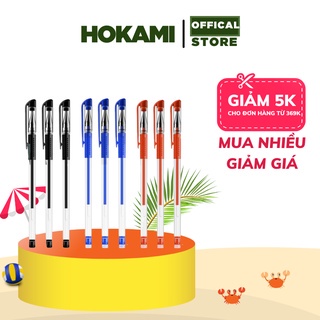 Bút bi nước mực gel - Bút gel ngòi 0.5mm nhiều màu giá rẻ - văn phòng phẩm - (lẻ 1 chiếc)