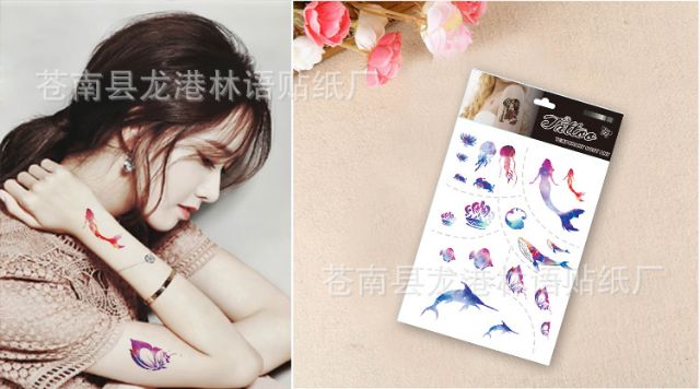 Set 190 hình xăm dán tatto