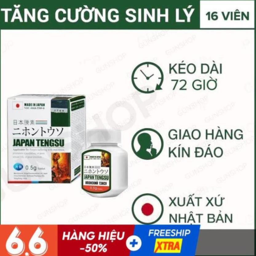 [che tên khi giao] Tengsu chuẩn 100% Japan Cao Cấp Nhật Bản 16viên [Chính Hãng]