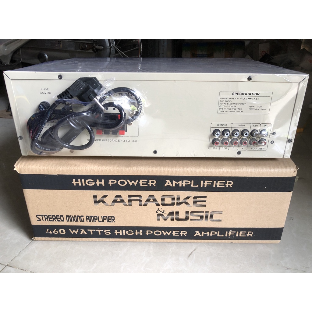 Amply Jarguar 8 sò có Bluetooth cs 600W
