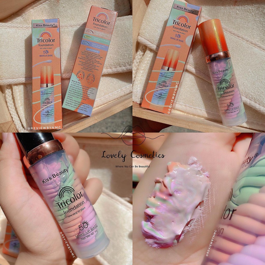 ❣️KEM 2 IN 1 NỀN + LÓT KISSBEAUTY 3 MÀU❣️