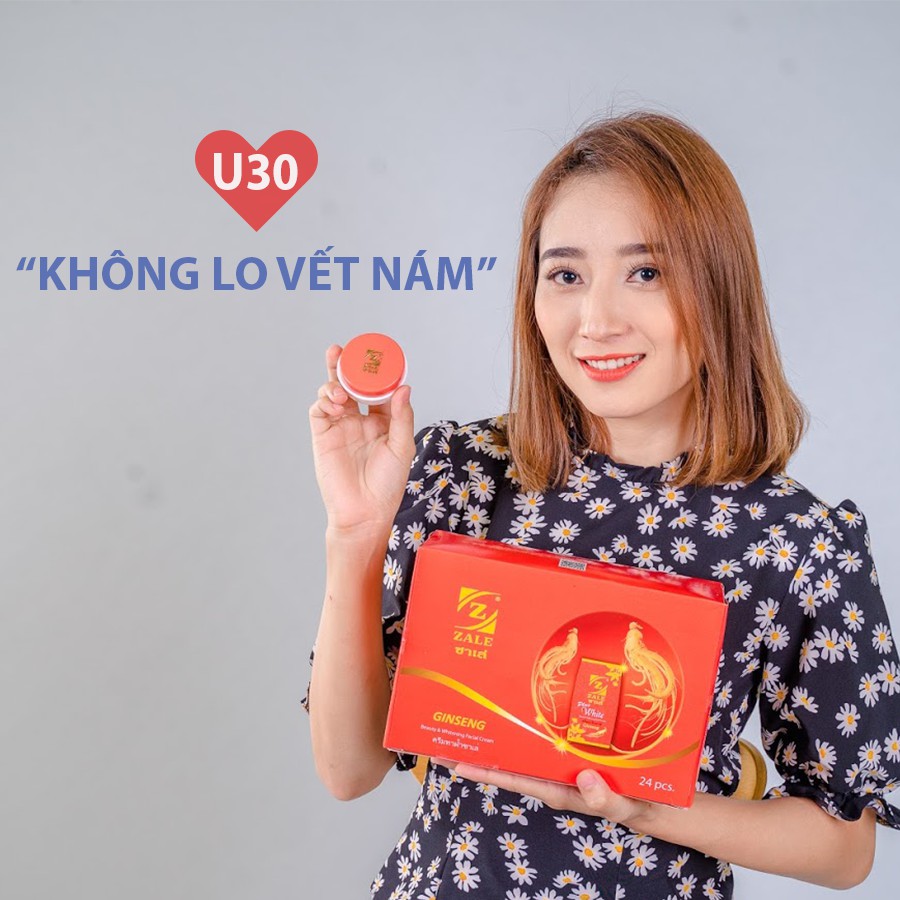 ZALE - KEM DƯỠNG TRẮNG DA ZALE ĐỎ 6G - COMBO 3 TẶNG 1