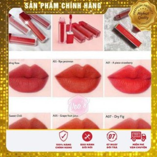 (Sẵn Ver 1-Ver 3) Son Black Rouge Air Fit Velvet Tint