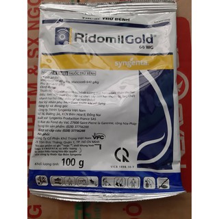 Trừ nấm bênh cây trồng ridomil gold 68wg - 100gr