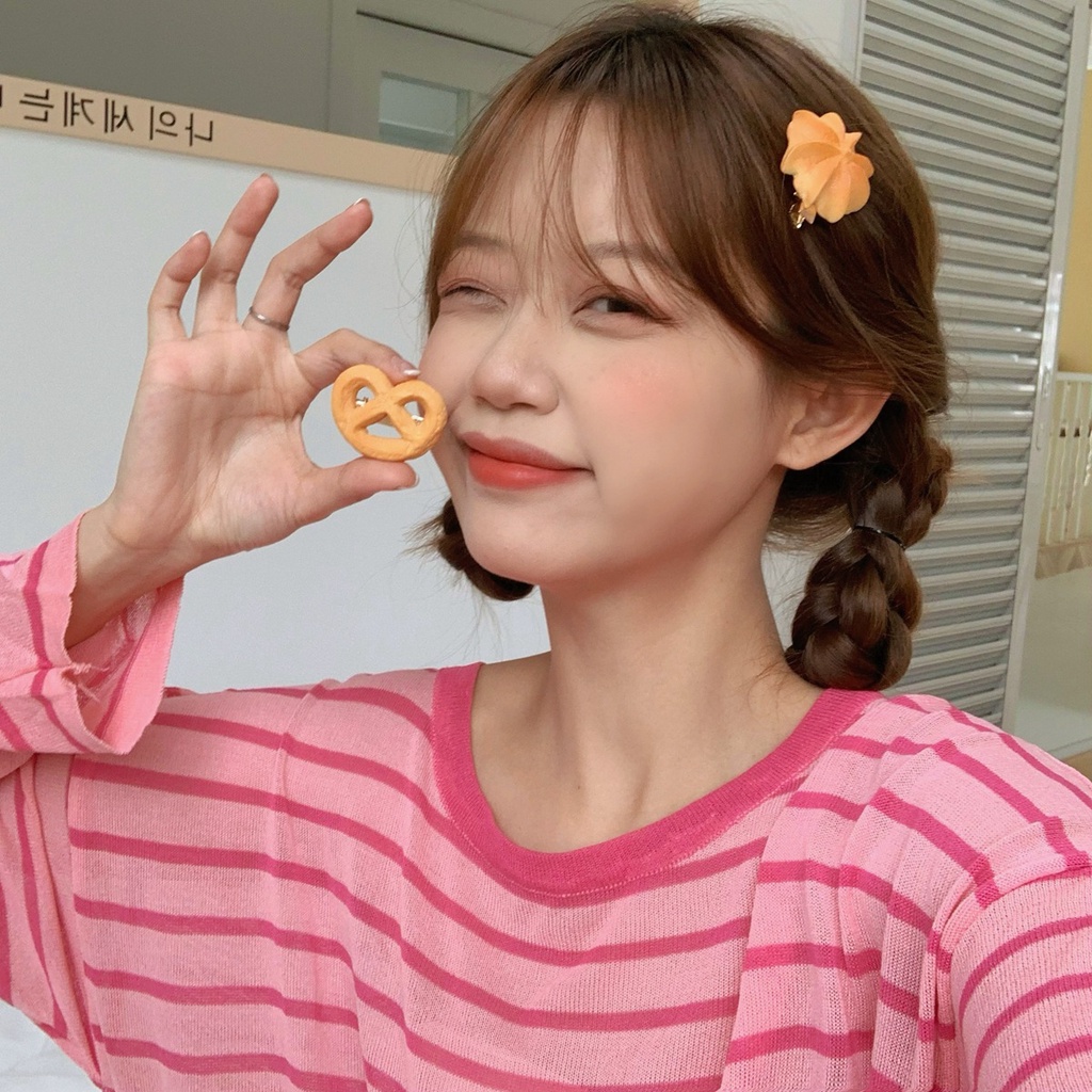 Kẹp tóc phong cách bánh oreo thời trang tùy chọn cho nữ