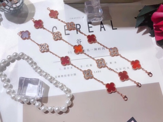 ✨ Vòng tay V@n Cleef & Arpels fullbox bạc 925