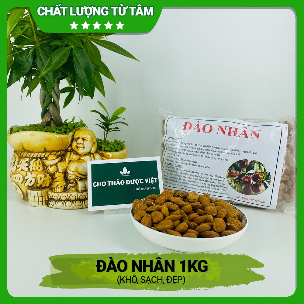 1kg Đào Nhân (Khô, sạch, đẹp)