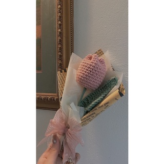 (M003) Hoa Tulip Len Handmade 💐🌷