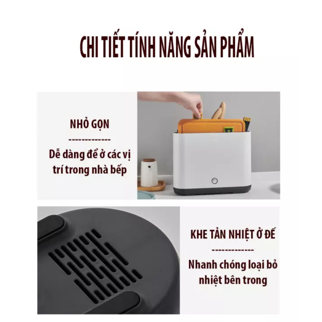 Máy Sấy Khô Tiệt Trùng UV Dao - Kéo - Thìa - Đũa thớt RA-910
