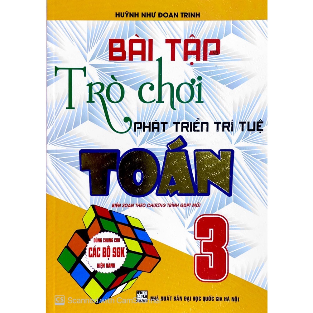 Sách - Bài tập trò chơi phát triển trí tuệ Toán 3 (Dùng chung cho các bộ SGK hiện hành)