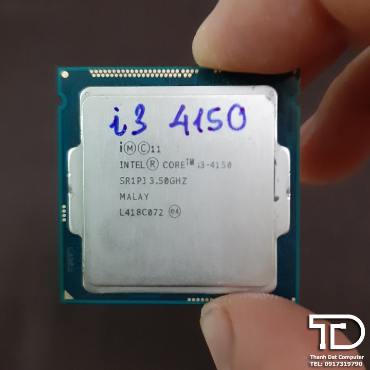 CPU Intel Core i3 4150 socket 1150 - Chip i3 4150 (3.50 GHz, 3MB Cache) thế hệ thứ 4 của intel