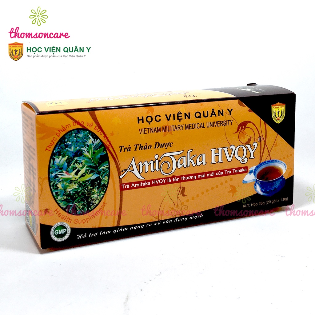 Trà Tanaka (tên mới: Amitaka) Chính hãng Học viện quân y - hỗ trợ giảm mỡ máu