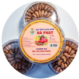 Quà tết - hạt điều rang muối loại a hộp xếp hoa 500gr