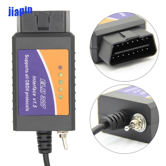 OBD2 USB Device ELM327 Compatible Interface with HS-CAN/MS-CAN Switch OBD2 Scanner