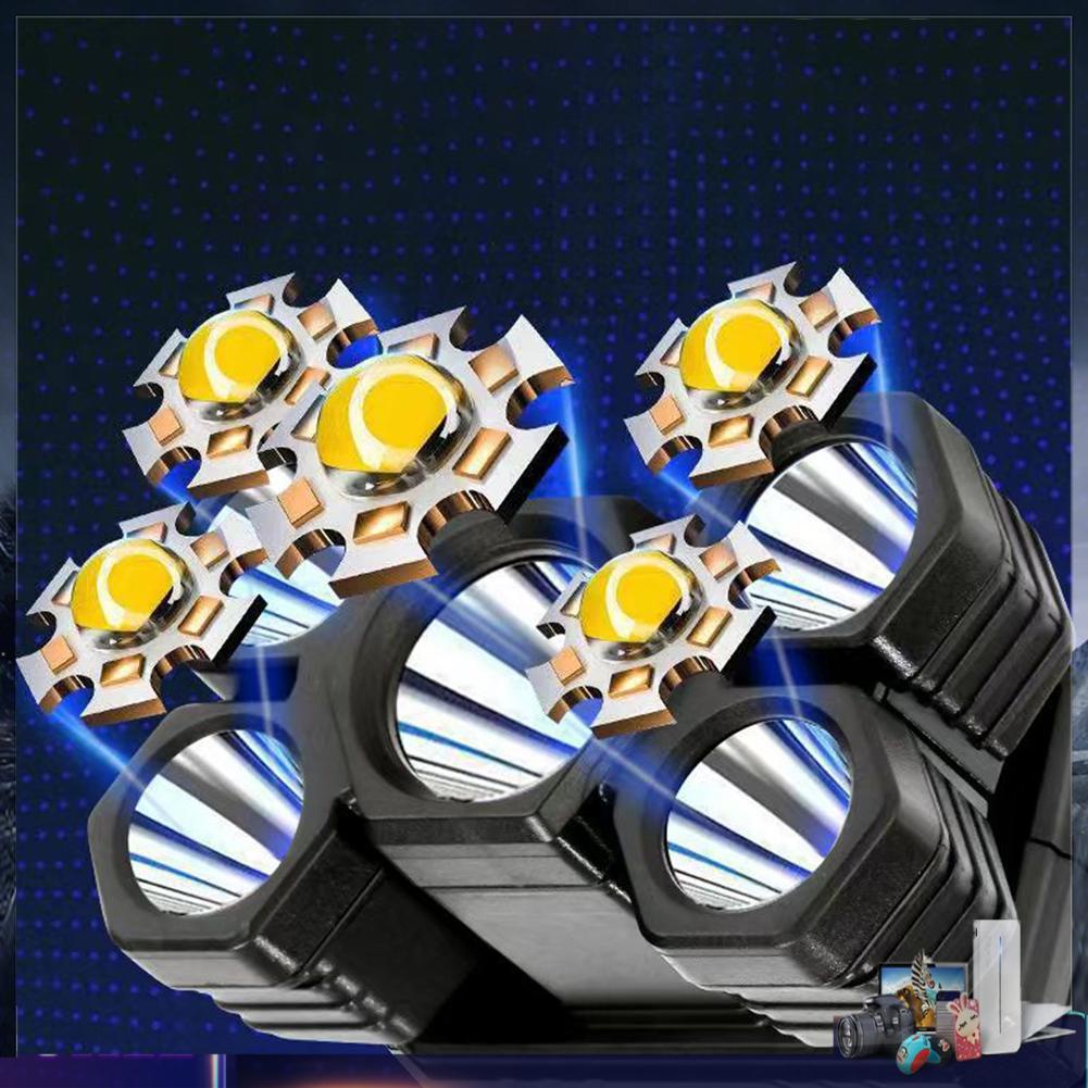 Đèn LED 5 Bóng Đeo Trán Chống Thấm Nước Cho Các Hoạt Động Ngoài Trời