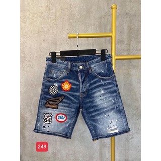 Quần short jean nam Quần Lững rách gối Unisex nam nữ thời trang cao cấp NewJeansFashion MS249