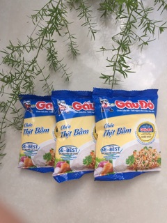 Cháo Gấu đỏ Thịt bằm (Combo 5 gói)