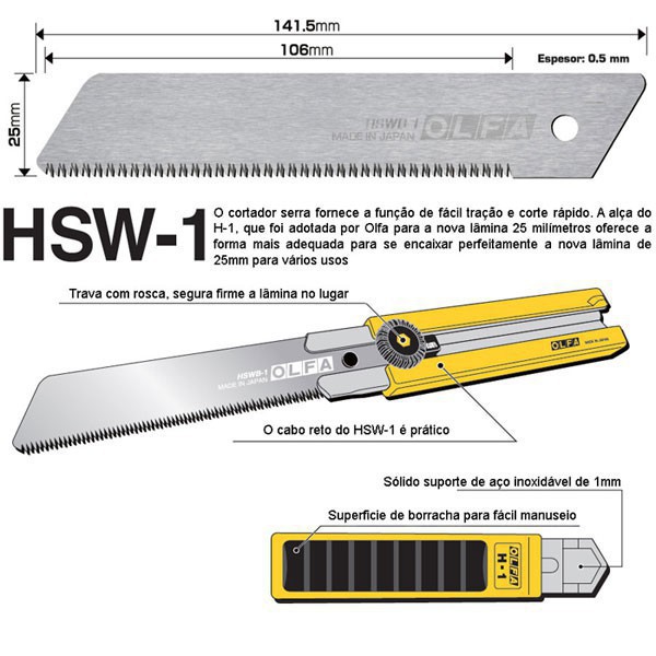 Dao cưa loại lớn OLFA HSW-1