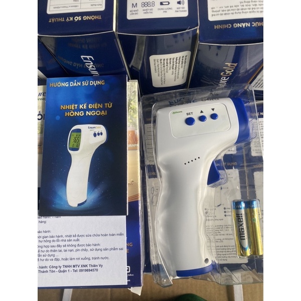Súng nhiệt kế hồng ngoại đo trán tiện ích đo chính xác giá siêu rẻ