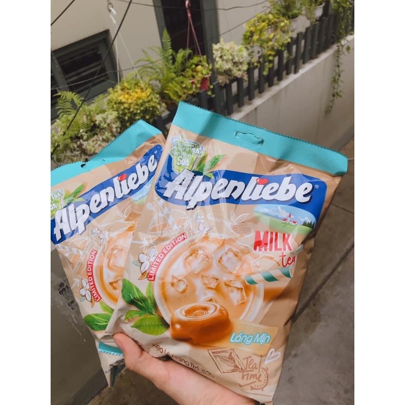 Gói Kẹo Alpenliebe Vị Hồng Trà Sữa (Gói 110 Viên)