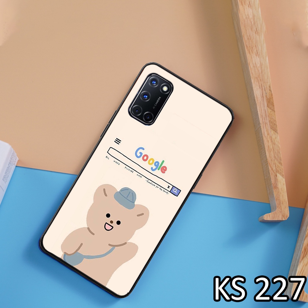Ốp lưng Oppo A52 - Oppo A53 - Oppo A92 - Ốp in hình gấu bear ngộ nghĩnh