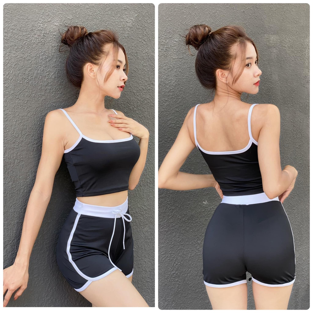 BỘ Đùi 2 Dây Viền Trắng