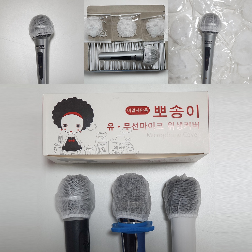 100 cái đầu bọc micro karaoke vải không dệt ngăn mọi loại vi khuẩn, hàng xuất khẩu Hàn Quốc | BigBuy360 - bigbuy360.vn