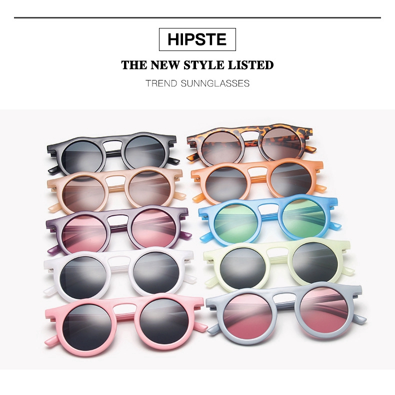 Kính Mát Nữ Gọng Tròn Phong Cách Cổ Điển 2020