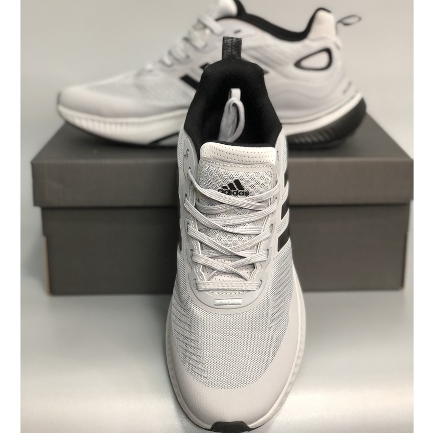 Giày Sneaker Nam Nữ Adidas Alphamagma 2022 Xám Vạch Đen