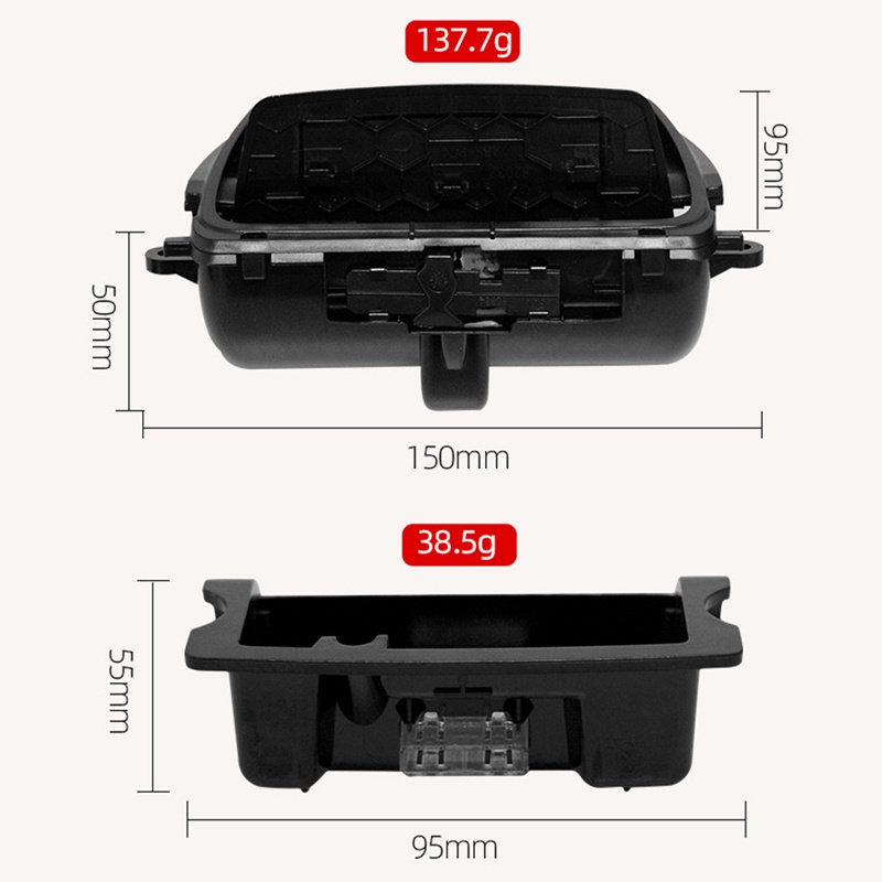 ❤Cổ Phiếu Sẵn Sàng❤ Hộp Gạt Tàn Thuốc Tự Lắp Ráp Trên Xe Hơi Bmw 5 Series F10 F11 F18 520i 525i 2010-2017 51169206347 Phụ Kiện Ô Tô