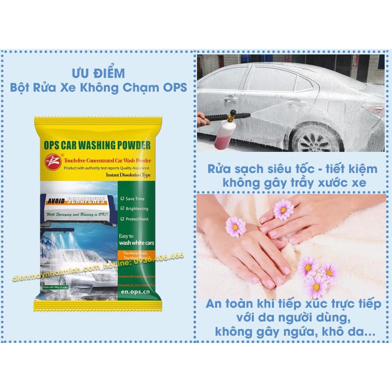 BỘT RỬA XE KHÔNG CHẠM TIÊU CHUẨN CHÂU ÂU