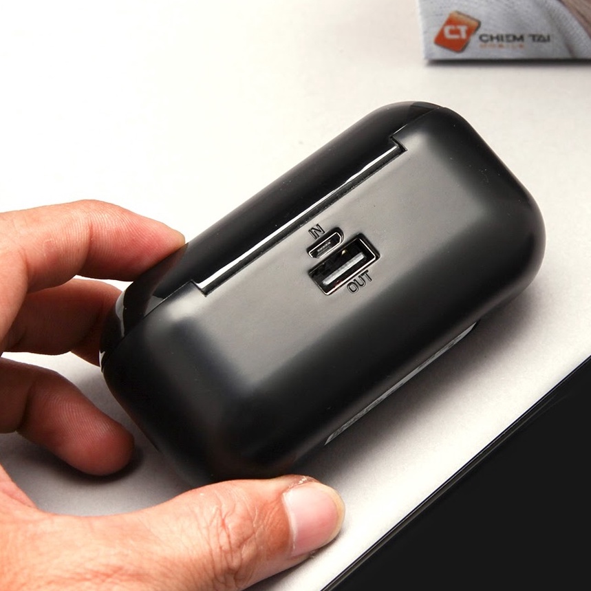 Tai Nghe Bluetooth Kiêm Sạc Dự Phòng F9 3000mah