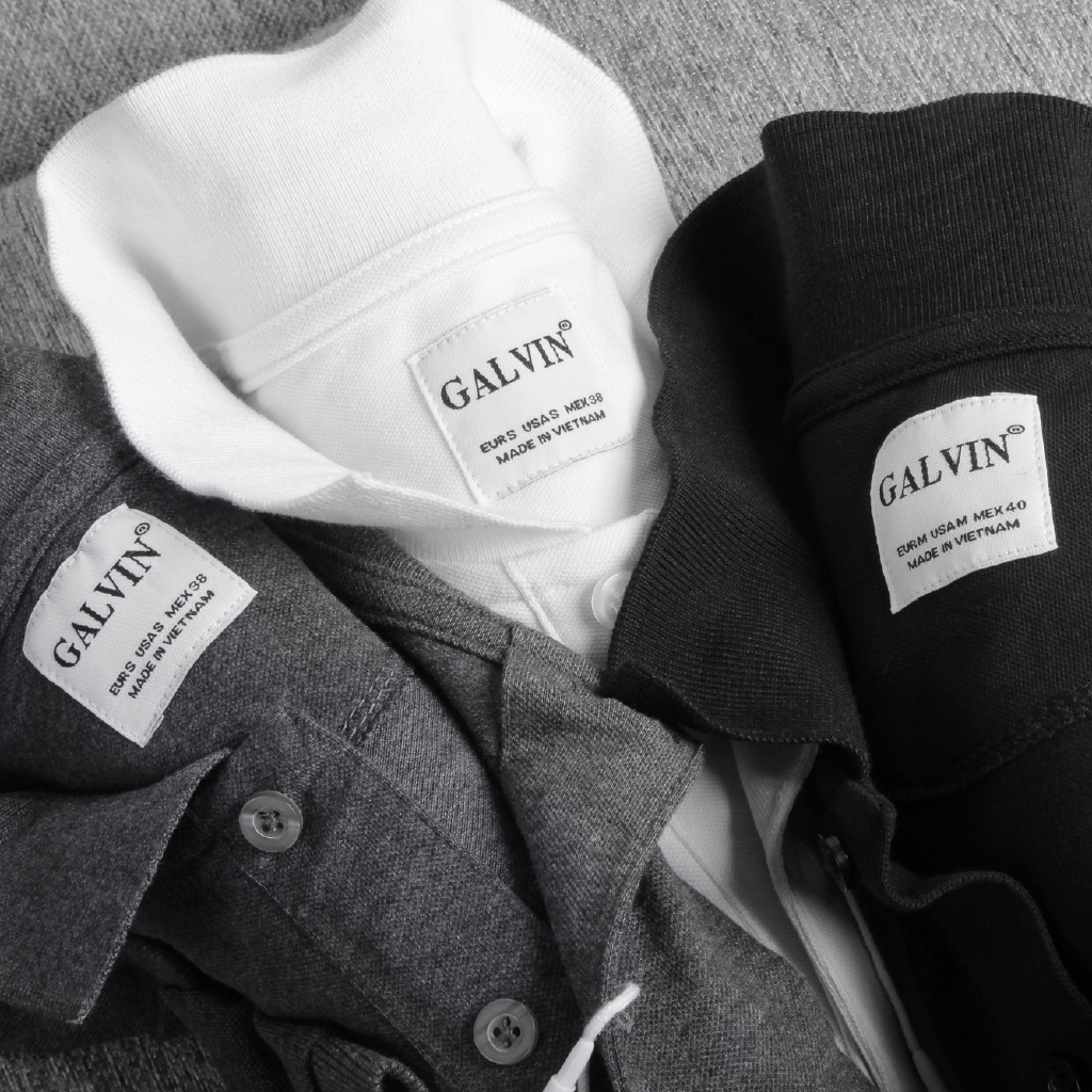 Áo polo nam Galvin piqué Basic cotton cá sấu co giãn chuẩn form tay ngắn cổ bẻ PLGV7 - Leo Vatino | BigBuy360 - bigbuy360.vn