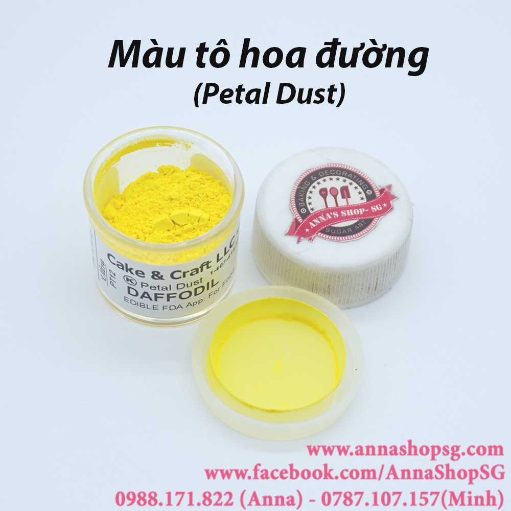 MÀU BỘT DAFFODIL  (PETAL DUST - DAFFODIL)