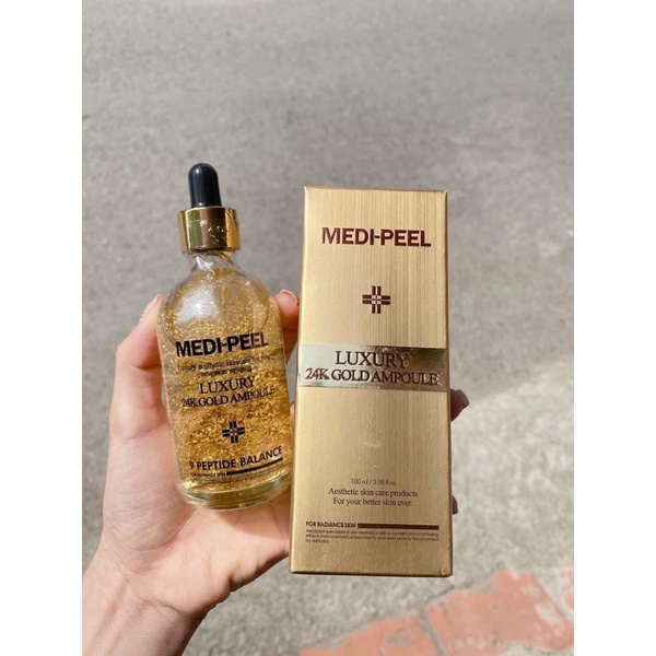 Serum vàng 24k Gold MEDIPEEL làm trắng da chống lão hóa tái tạo và săn chắc da Hàn Quốc 100ml