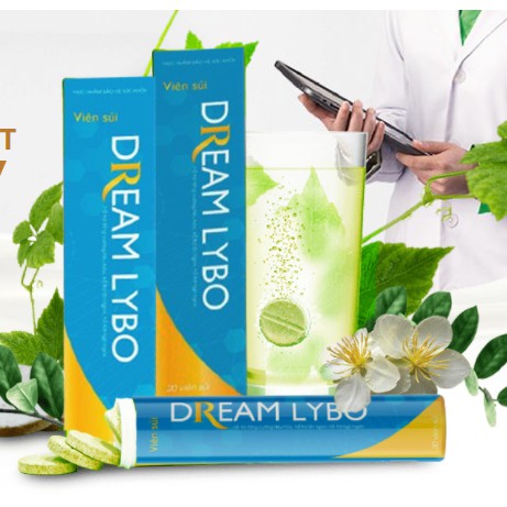 Viên Sủi Tăng Cân DREAM LYBO ❤️[ CHÍNH HÃNG ] ❤️ Hỗ Trợ Nâng Cao Sức Đề Kháng