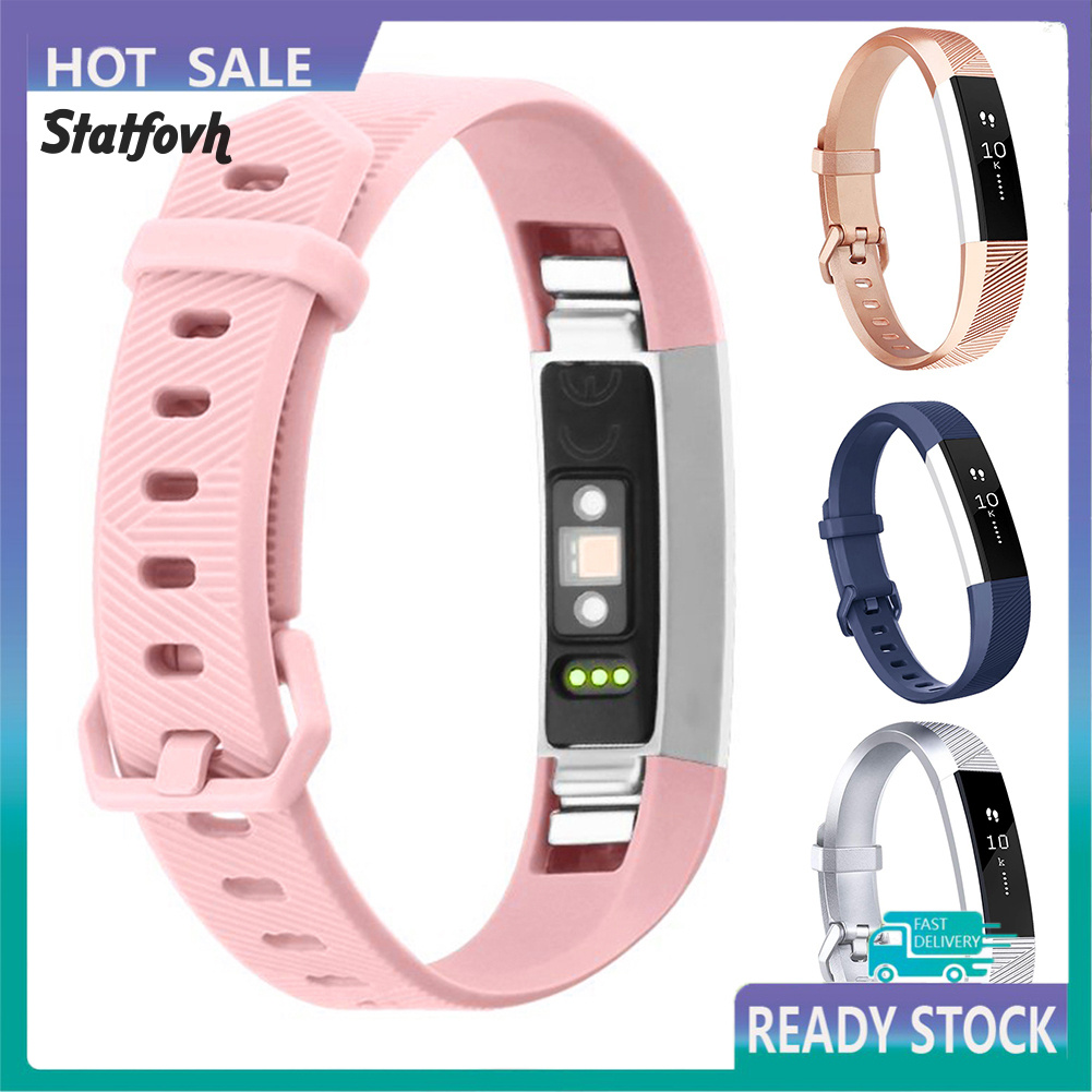 Dây Đeo Thay Thế Bằng Silicon Cho Đồng Hồ Fitbit Alta Hr