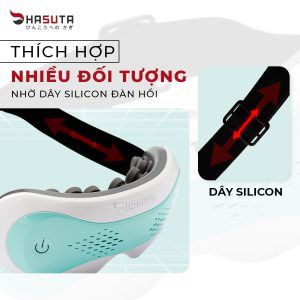 Máy massage mắt thông minh HASUTA HME 120,kết nối Bluetooth, hàng chính hãng