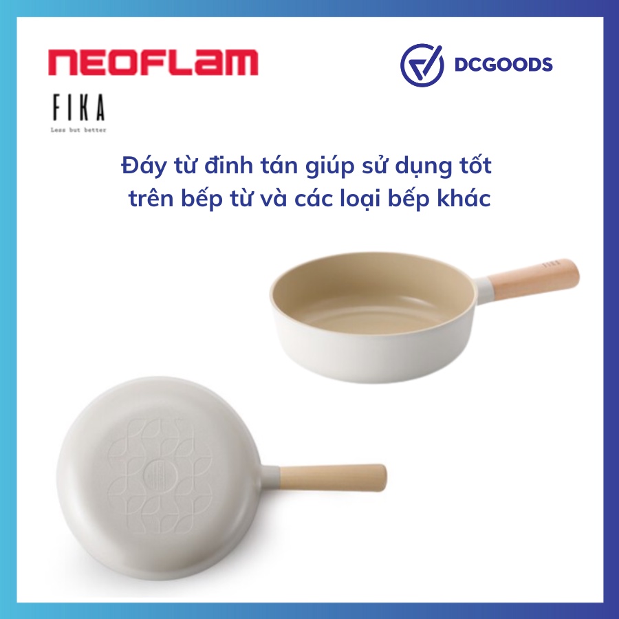 Bộ nồi 5 món Neoflam Fika IH có tách lẻ, bộ nồi chảo bếp từ nhiều kích thước - Hàng nội địa Hàn Quốc
