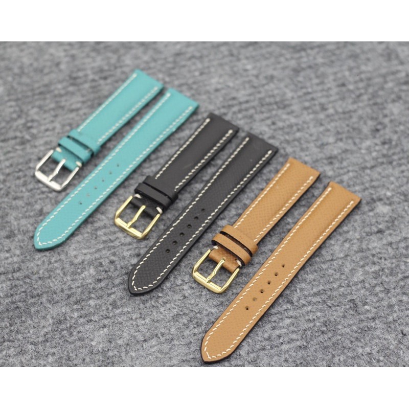 Dây da đồng hồ, Dây Da Epsom  hàng Handmade chất lượng cao,BH 6 tháng về da, sản phẩm kèm khóa, tool tháo và chốt