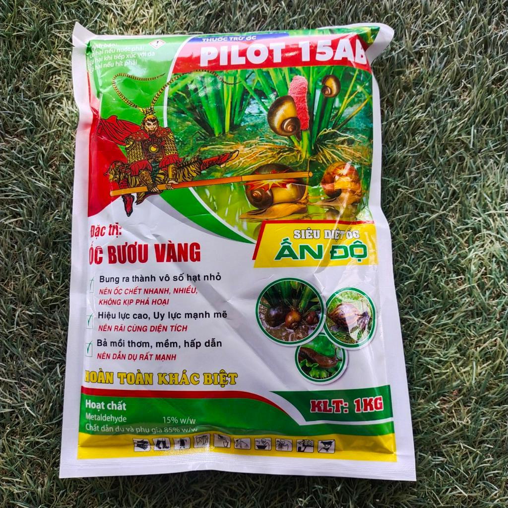 Diệt Trừ ốc dạng rải Pilot 15AB Ốc rải 15GR Metaldehyde 15% w/w Diệt trừ ốc bươu vàng,  AgriHG