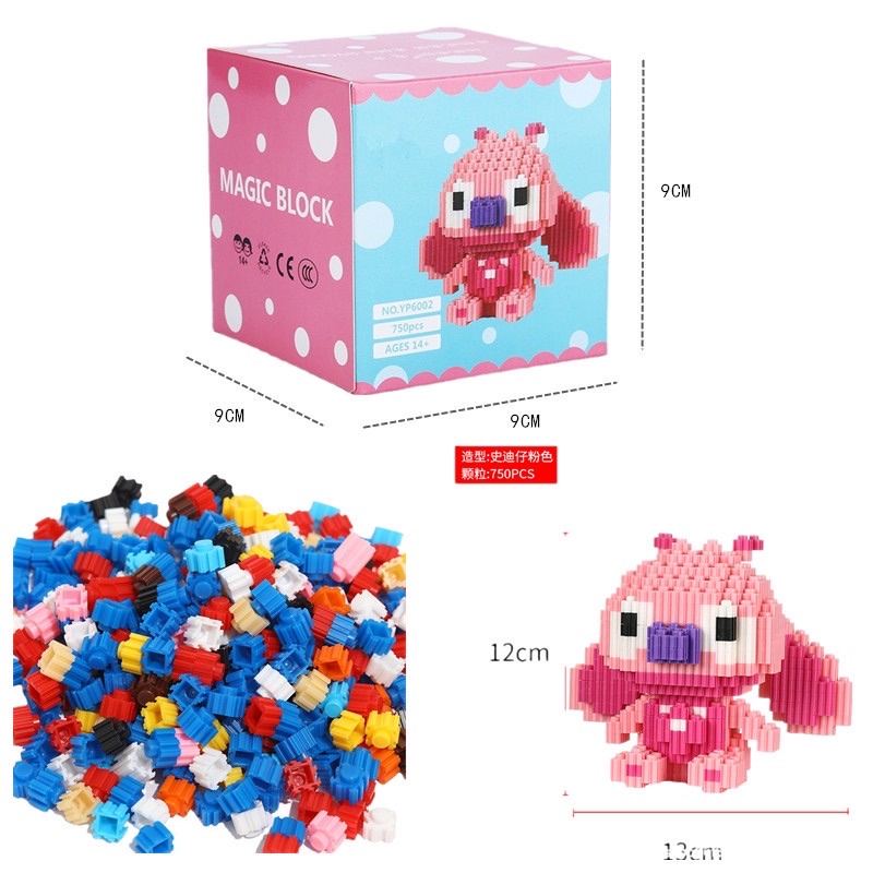 Lắp ráp bearbricks mô hình động vật hoạt hình doraemon disney quà tặng sinh nhật đáng yêu cho mọi lứa tuổi not lego BOM