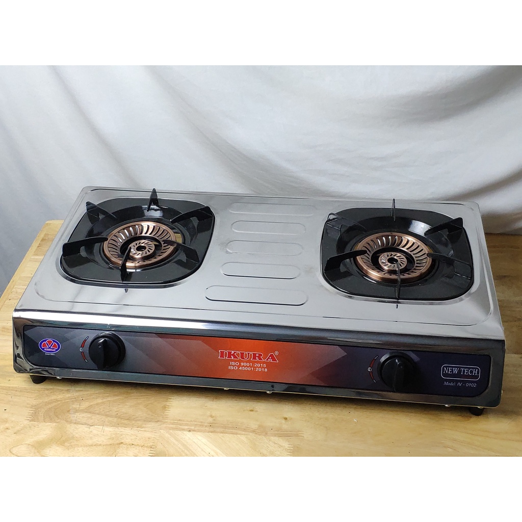 Bếp Đôi Inox Tiết Kiệm 30% Gas - IV 0102