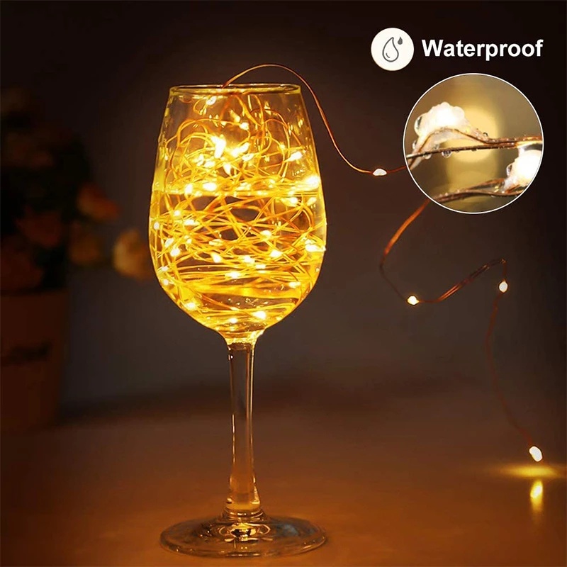 2/3/5/10M USB LED Copper Wire String Lights For Garden Home Wedding Christmas Party Decoration